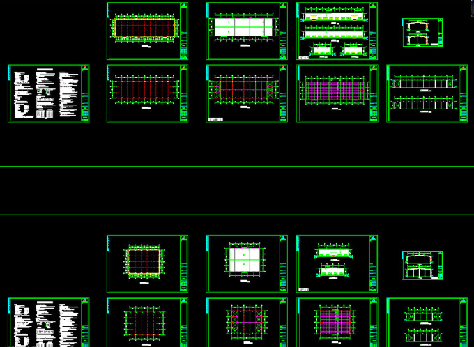 兴城钢结构厂房图纸